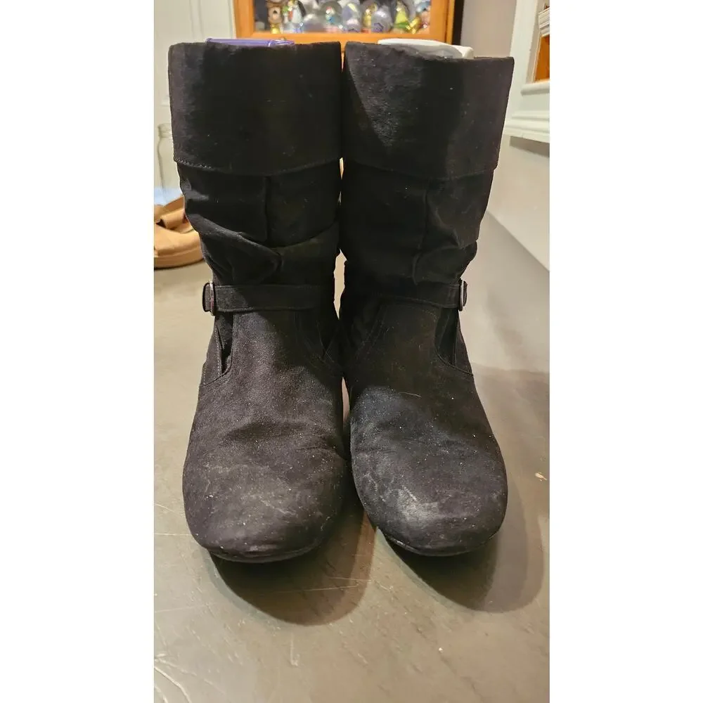 Bongo‎ Black booties Ellie size 9